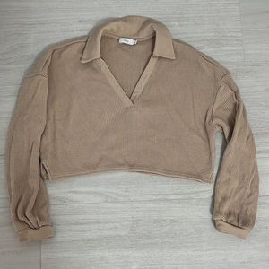 Onia waffle pullover xs